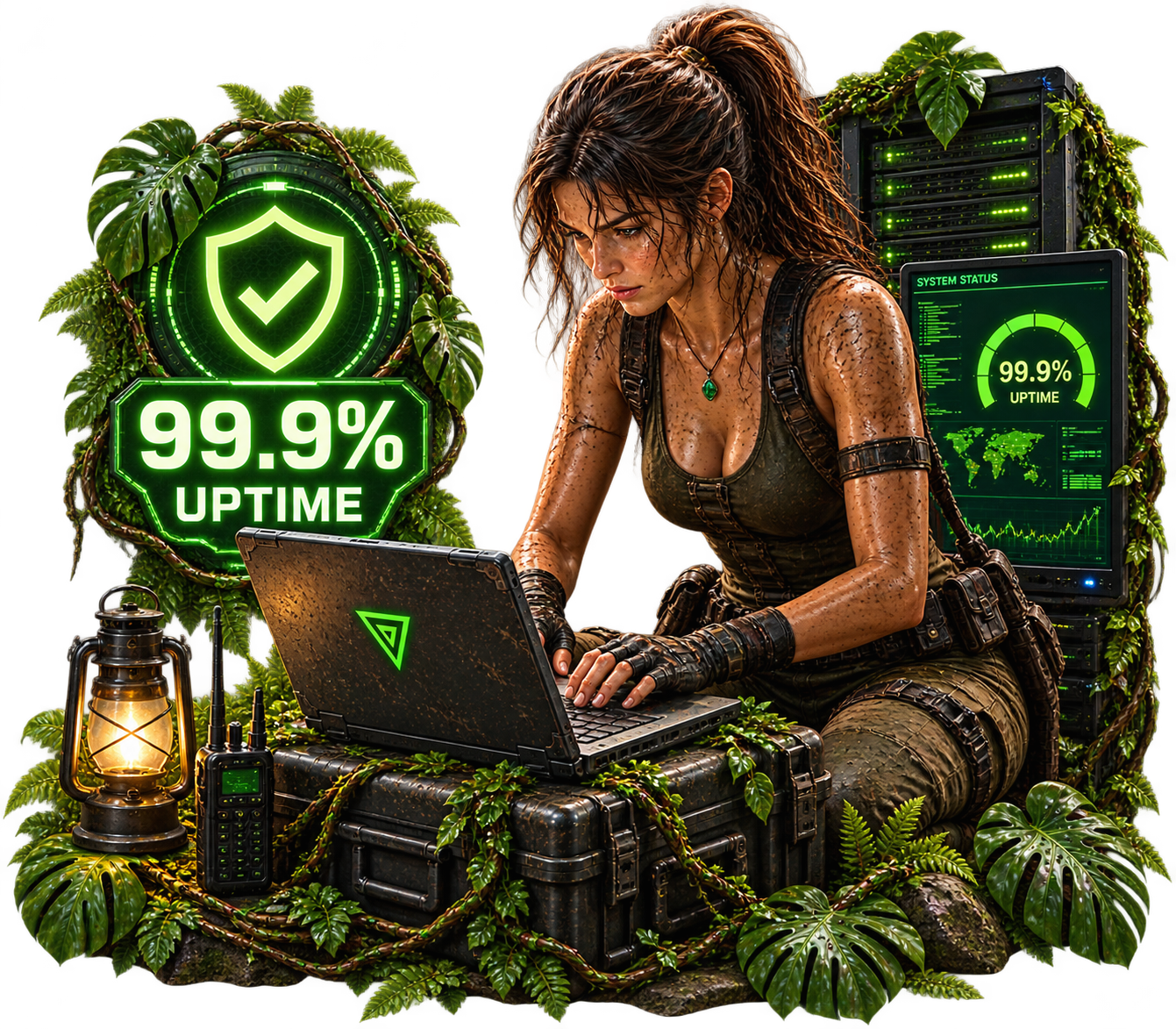 99.9% RDP server uptime